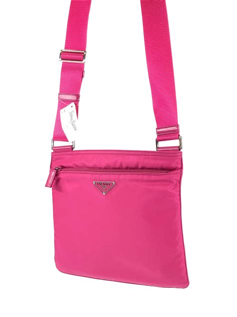 little pink prada bag|Prada pink nylon bag.